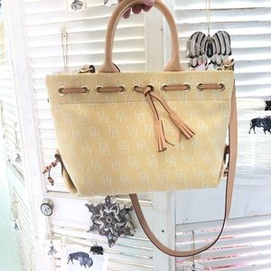 NWOT Dooney & Bourke Small Tulip Tassel Tote